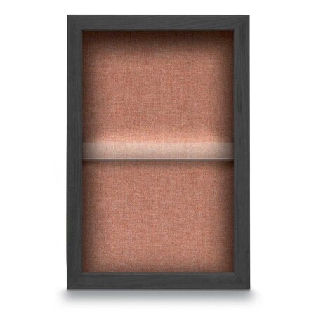 United Visual Products Indoor Enclosed Combo Board, 48"x36", Black Frame/Green & Pearl UVCB4836B-GREEN-PEARL